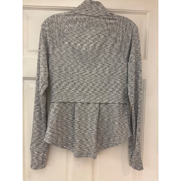 Fila Womens Grey Full-Zip Athletic Performance Running Jacket S - Picture 3 of 14